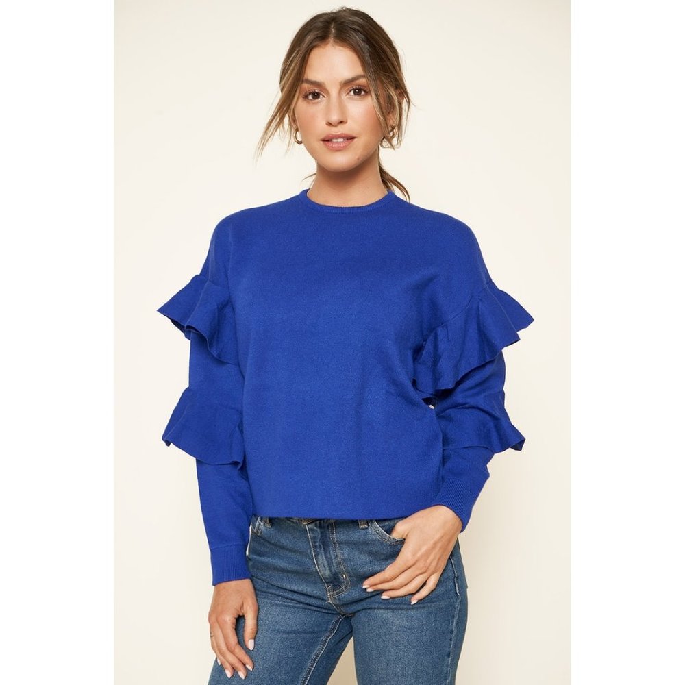 Hannah Ruffle Sleeve
